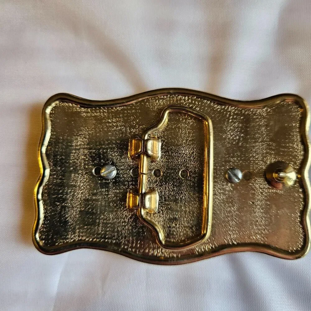 Western Indian Head Penney Belt Buckle